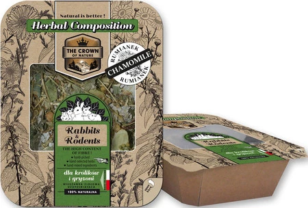 KORONA NATURY Paśnik ziołowy Rumianek dla Koszatniczki 70g