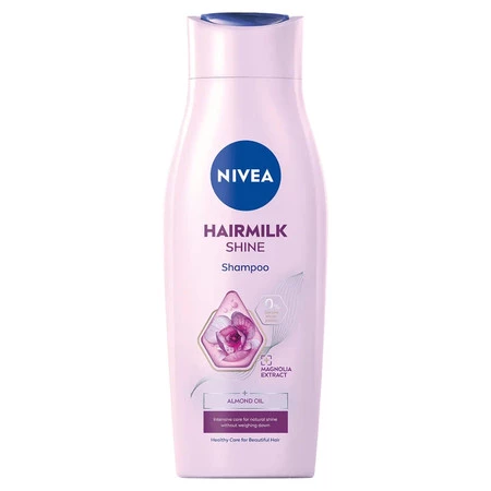 Hairmilk Natural Shine łagodny szampon wyzwalający blask włosów 400ml