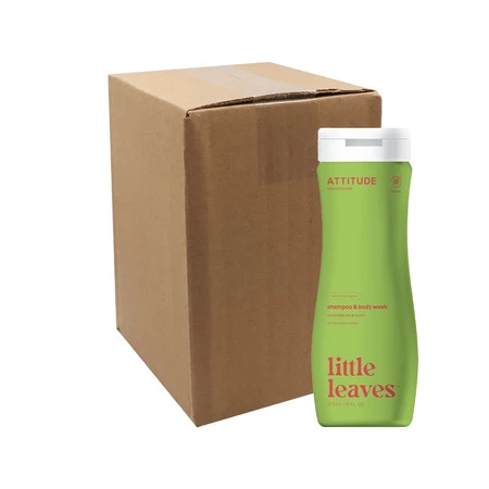 Attitude LITTLE LEAVES™, Szampon i żel do mycia ciała dla dzieci, arbuz i kokos, 473 ml