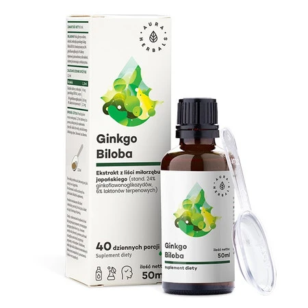 Ginkgo Biloba - ekstrakt 50:1 (50 ml)