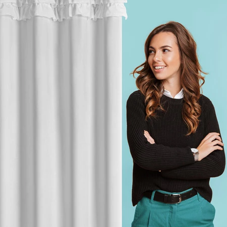 ZASŁONA GOTOWA ERIN 140 X 250 CM BIAŁY