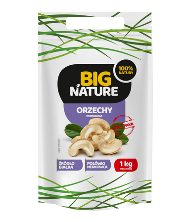Big Nature Orzechy nerkowca 1kg - Połówki