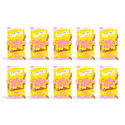 Zestaw 10x WOW CAT Creamy Snack Huhn - kremowa przekąska z kurczakiem (5x15g)
