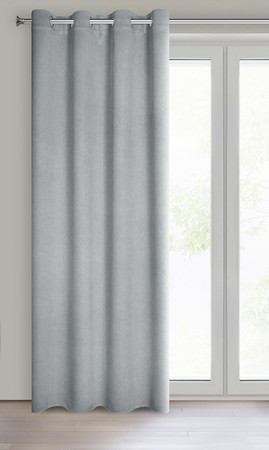 ZASŁONA GOTOWA CARLO 135 X 250 CM SREBRNY