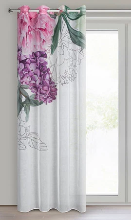 ZASŁONA GOTOWA ISA 140 X 260 CM BIAŁY