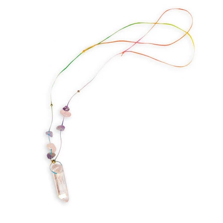 Janod Zestaw kreatywny do tworzenia biżuterii z kamieniami przynoszącymi szczęście 8+