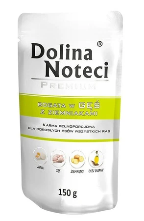 Dolina Noteci Premium dla psa bogata w gęś z ziemniakami 150g