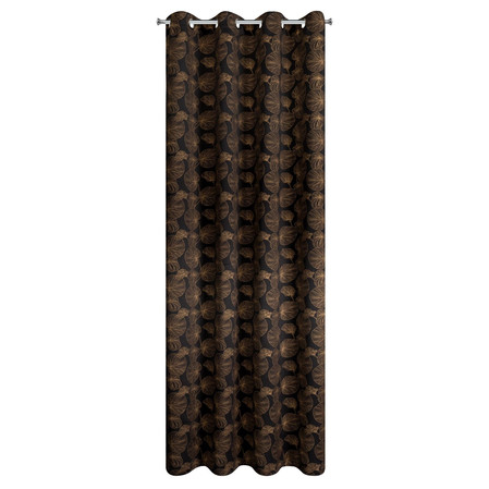 ZASŁONA GOTOWA MARIGOLD 140 X 250 CM CZARNY