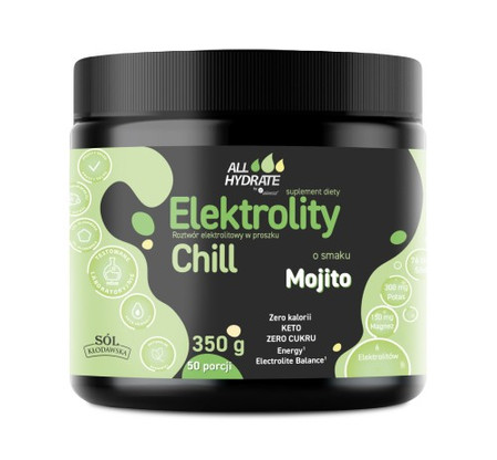 ALLHydrate Elektrolity CHILL Mojito 350g
