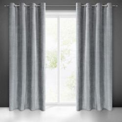 ZASŁONA GOTOWA LUSSI 140 X 250 CM STALOWY