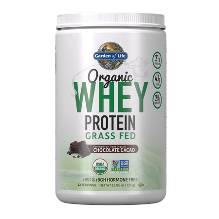 Organic Whey Protein Grass Fed - Chocolate Flavor (396 g)