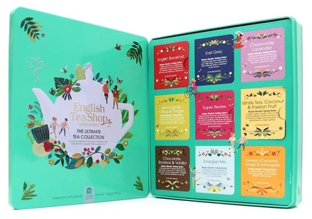 English Tea Shop Mega Zestaw Herbat I Herbatek BIO w puszce 72szt x 1,8 g 