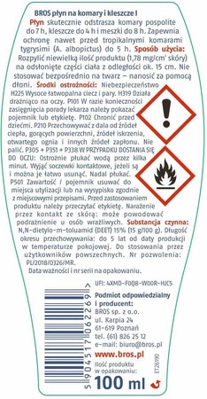 Płyn na komary i kleszcze 100 ml