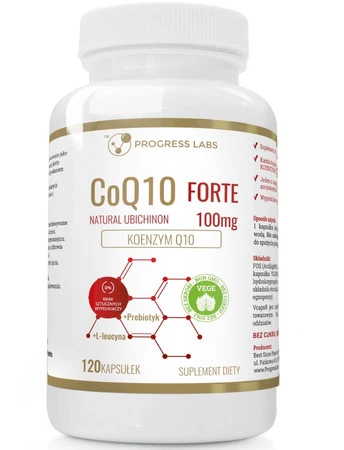 Progress Labs Coenzyme Q10 Forte + L-leucyna 120 kaps.