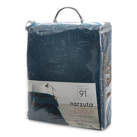 NARZUTA D91 LUIZ 8 200 X 220 CM GRANATOWY