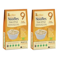 Zestaw 2x Makaron Konjac Thai Style Bio Bezglutenowy 385g