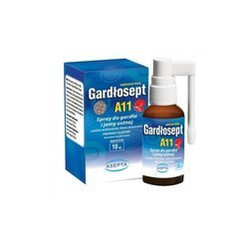 Asepta Gardłosept A11 Spray do gardła 10 ml