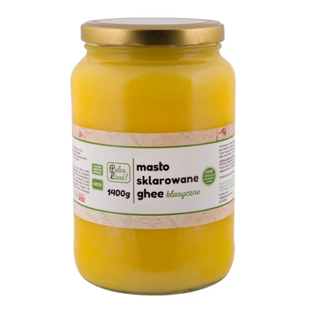 Palce lizać Masło Sklarowane Ghee Naturalne 1400g