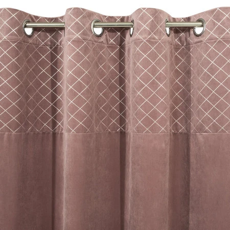 ZASŁONA GOTOWA KARINA 2 140 X 250 CM RÓŻOWY