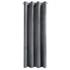 ZASŁONA GOTOWA MELANIE 140 X 250 CM GRAFITOWY