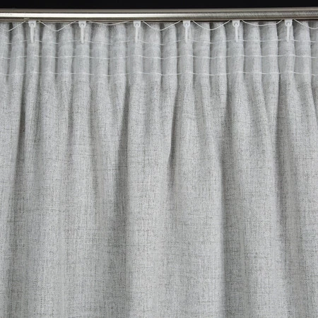 ZASŁONA GOTOWA BLANKA NA TAŚMIE 140 X 280 CM SREBRNY