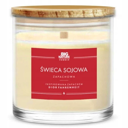 Big Nature Świeca Sojowa DIOR FAHRENHEIT 215 g