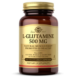 SOLGAR L-Glutamine - L-glutamina 500 mg (100 kaps.)