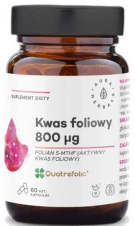 Aura Herbals Kwas Foliowy 60 k