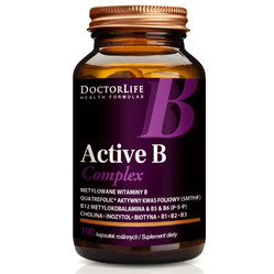 Doctor Life Active B Complex optymalny kompleks witamin B suplement diety 100 kaps.
