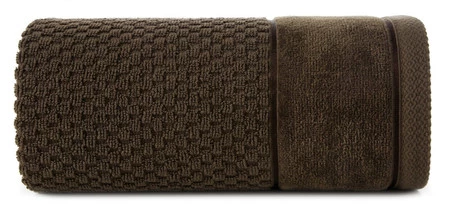 Ręcznik Frida (08), 70 x 140 cm, Ciemnobrązowy