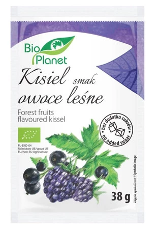 KISIEL O SMAKU OWOCÓW LEŚNYCH Z OWOCAMI JAGODOWYMI BIO 38 g - BIO PLANET