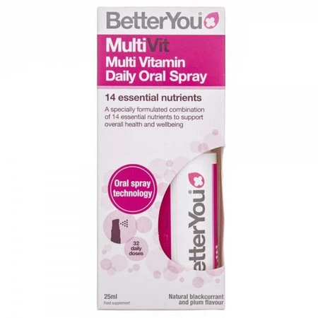 BetterYou − MultiVit, multiwitamina w sprayu − 25 ml