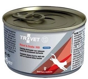 TROVET RID Renal Oxalate Cat Chicken Kurczak Puszka 100g