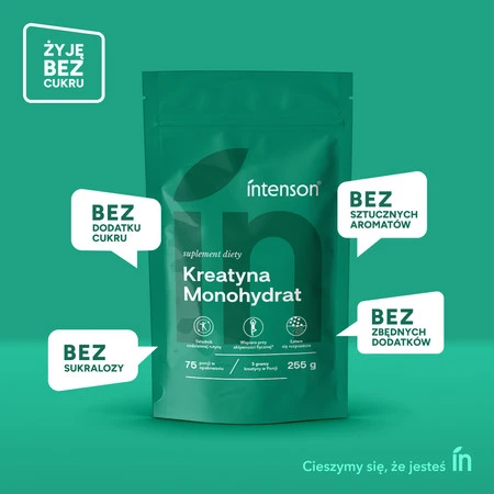 Intenson Kreatyna Monohydrat 255g pure