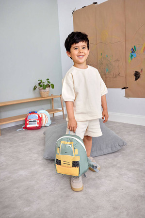 Lassig Plecak mini Tiny Drivers Spychacz
