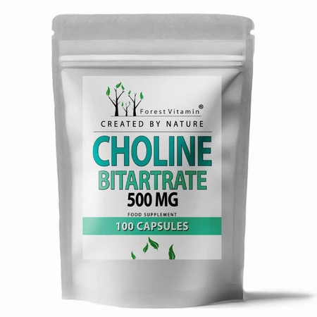 Forest Vitamin CHOLINA Dwuwinian Choliny 500 mg 100 kaps.