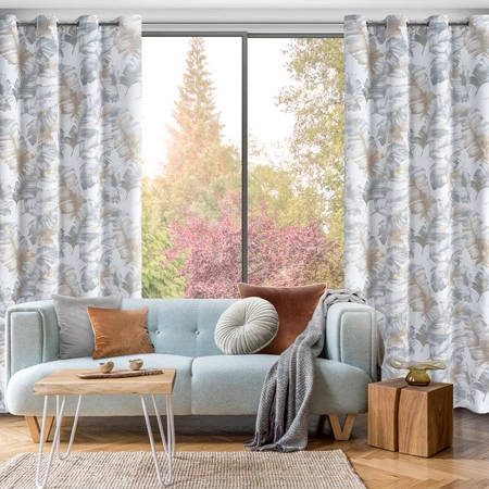 Zasłona ZAS/LAYLA3/SR+SZ 140X250 PRZEL