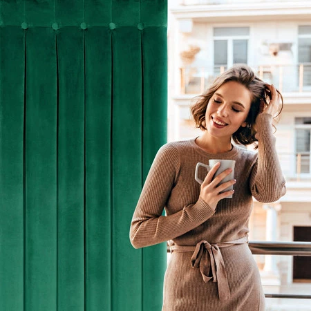 Zasłona C.ZIEL 85X250 SZELKI