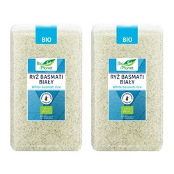 Zestaw 2x Bio Planet − Ryż Basmati biały − 1 kg