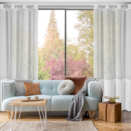 FIRANA GOTOWA MARION 140 X 250 CM BIAŁY