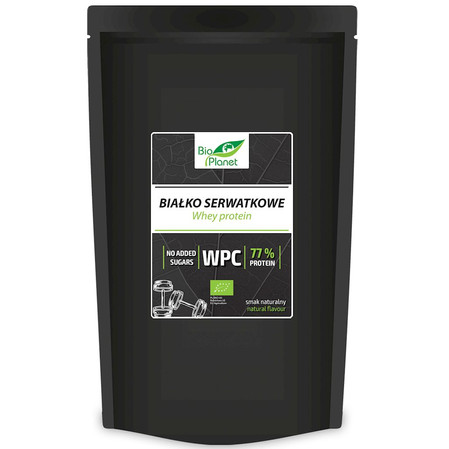 BIO PLANET BIAŁKO SERWATKOWE NATURALNE (WPC 77) BIO 500 g