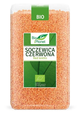 Bio Planet − Soczewica czerwona − 1 kg