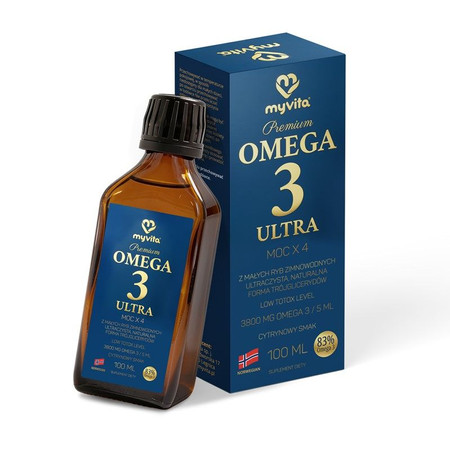 Myvita Omega 3 ULTRA kwasy tłuszczowe EPA i DHA 200 ml