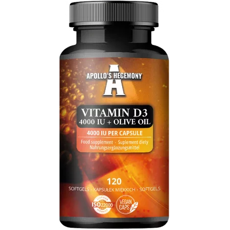 APOLLO'S HEGEMONY Vitamin D3 4000 IU 120 kaps.