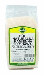Smakosz − Sól kłodawska półgruboziarnista naturalna kamienna niejodowana − 1 kg