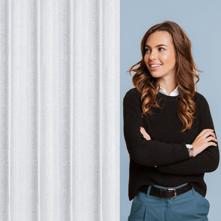 FIRANA GOTOWA LENA 350 X 250 CM BIAŁY