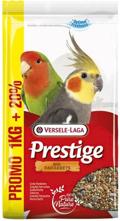 VERSELE LAGA Prestige Big Parakeets 1kg+200g GRATIS