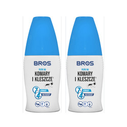 Zestaw: 2x Bros Płyn na komary i kleszcze 50 ml