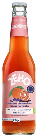 Zeho Lemoniada czerwona pomarańcza-czarna porzeczka BIO 330 ml