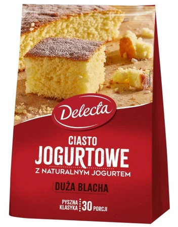 Delecta Ciasto Duża Blacha jogurtowe 640 g